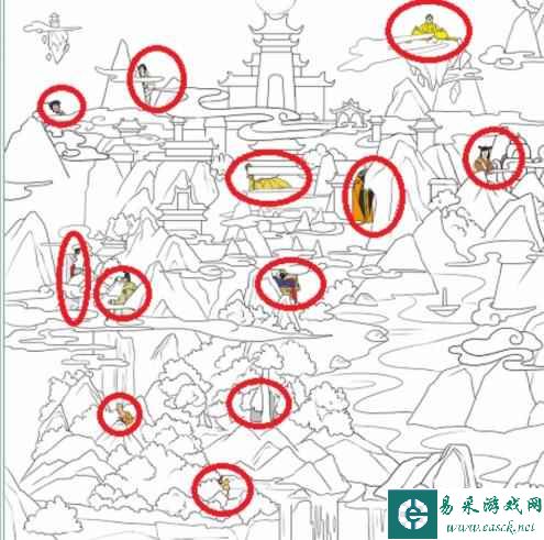 《疯狂梗传》找西游记神仙找出十二个西游神仙通关攻略