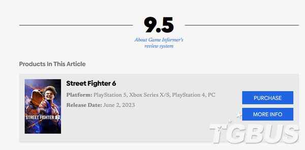 3D格斗系列《街霸6》Metacritic评分出炉 均分93分