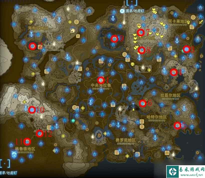 《塞尔达传说：王国之泪》魂之神殿位置介绍