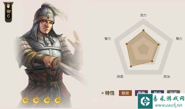 《三国志战棋版》鱼肠属性介绍
