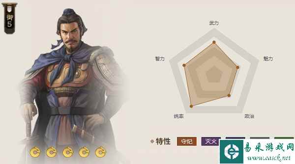《三国志战棋版》黄金钺斧属性介绍