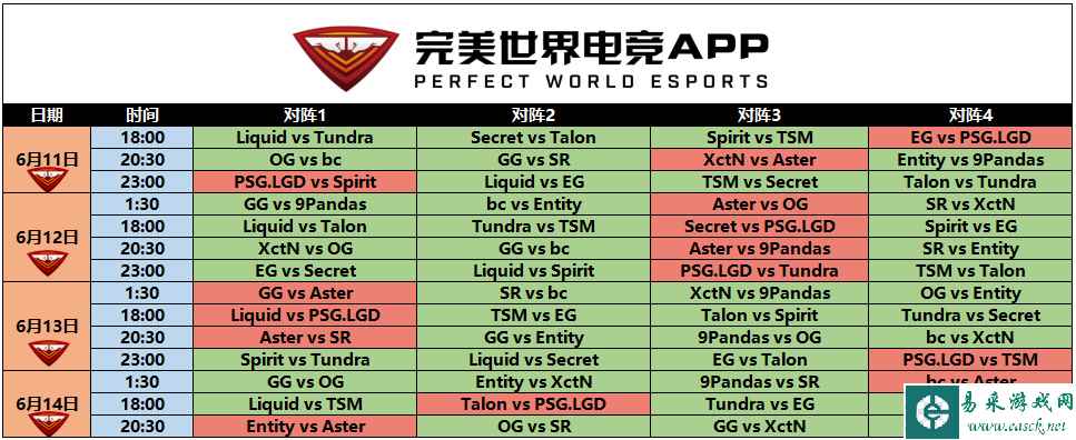 dota2梦幻联赛s20赛程一览
