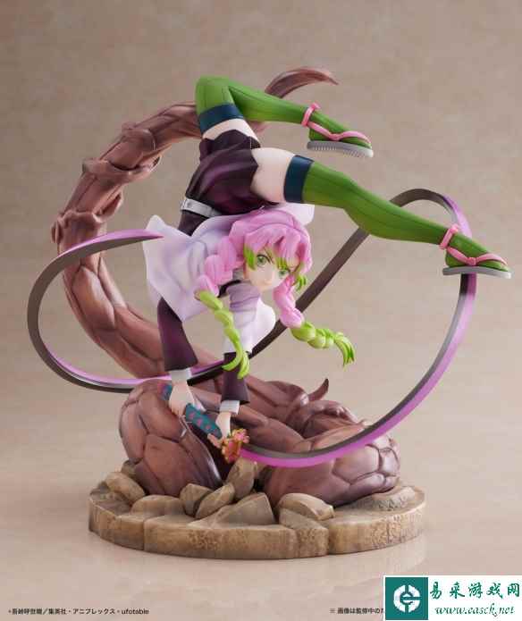 战斗中的招牌姿势！《鬼灭之刃》甘露寺蜜璃手办开订