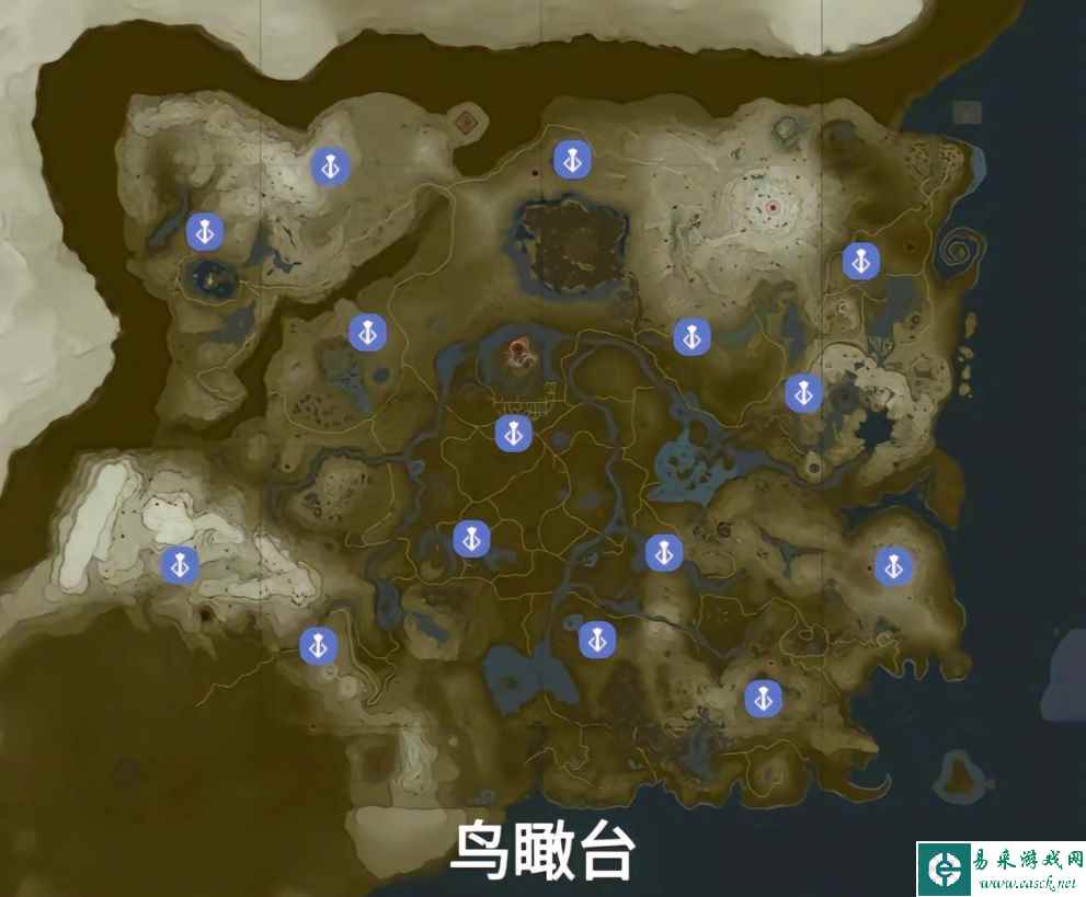 塞尔达传说王国之泪特殊点位有什么 塞尔达传说王国之泪全收集地图攻略