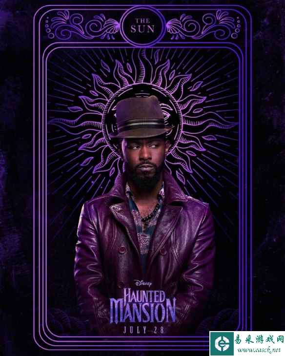 迪士尼新片《幽灵鬼屋》角色海报 明面豪宅实际鬼屋