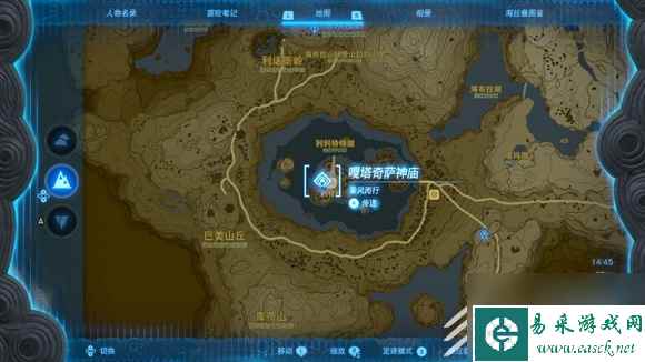塞尔达传说王国之泪西北部废矿位置介绍