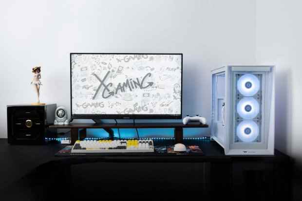 梦幻纯白PC主机构建 索泰 RTX 4060Ti X-GAMING OC 欧泊白装机