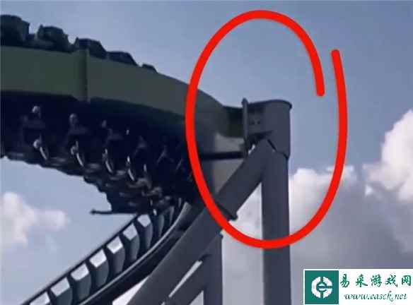 北美最高过山车惊现巨大裂缝 园方宣布无限期关停维修