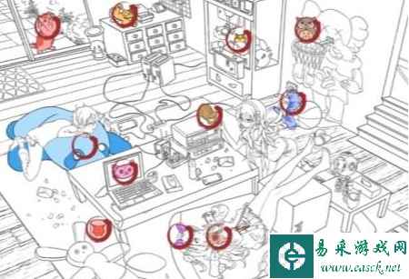 《汉字找茬王》找出12个猫通关攻略