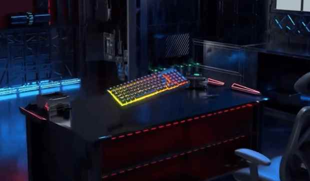 红魔魔灵电竞机械键盘发布：自研芯片 1ms低延迟