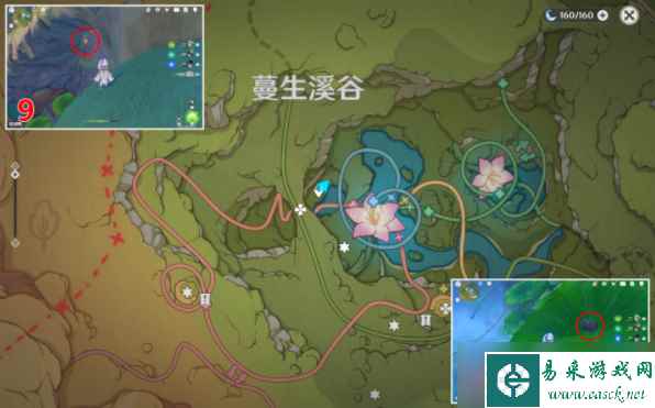 《原神》3.8版本蔓生溪谷南礼券收集攻略