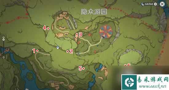 原神隐众游园绮光彩灯解谜方法介绍