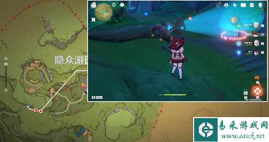 《原神》隐众游园绮光彩灯位置分享
