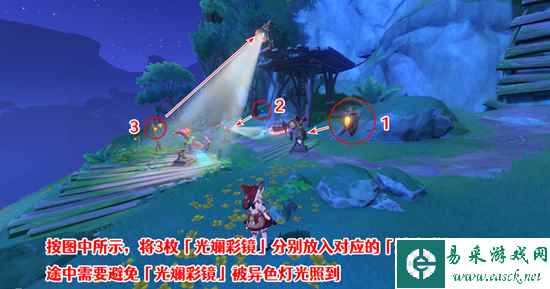 《原神》隐众游园绮光彩灯位置分享