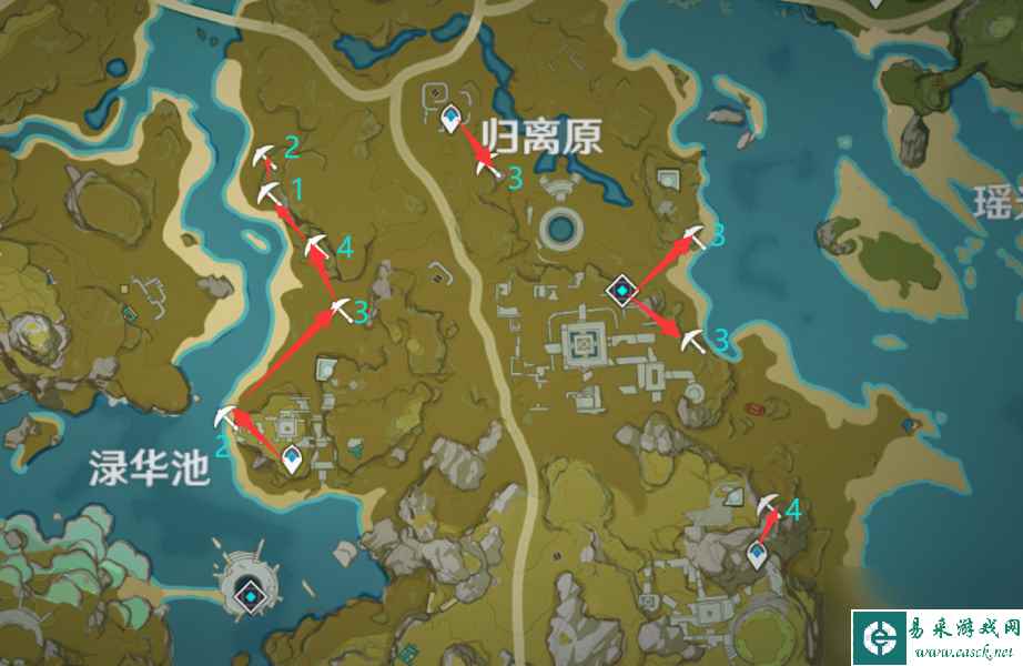 2021黑铁块分布密集图_原神铁矿石哪里多