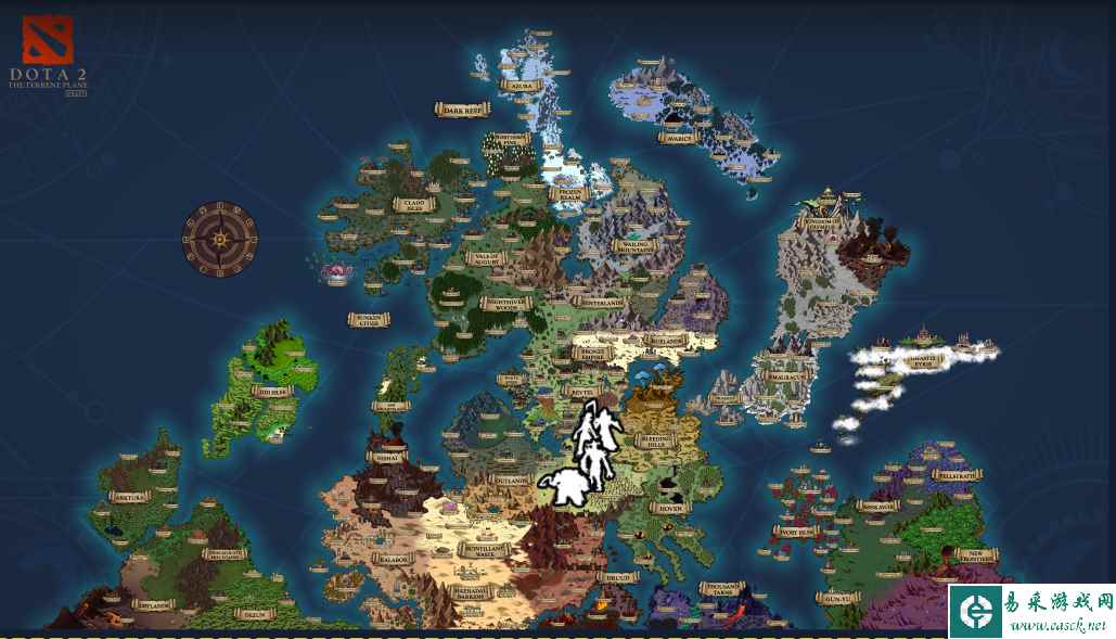 dota2世界观地图分享