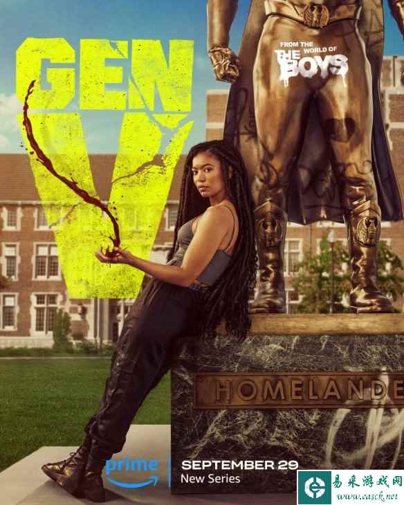 超英大学什么样？黑袍 衍生剧《五号世代》新海报