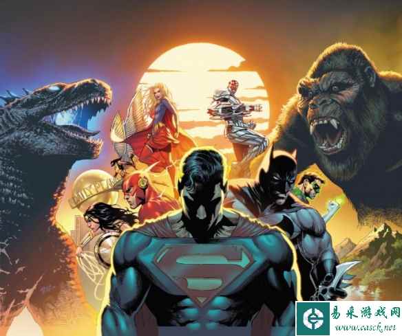 DC宣布新漫画系列：正义联盟大战哥斯拉大战金刚！