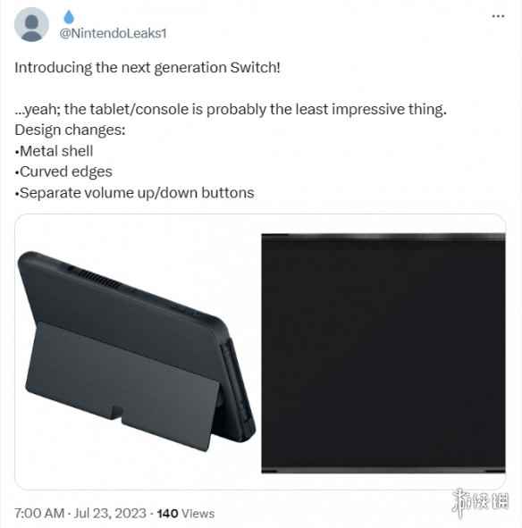 下一代Switch机器模型和性能参数已泄露!支持手持60帧