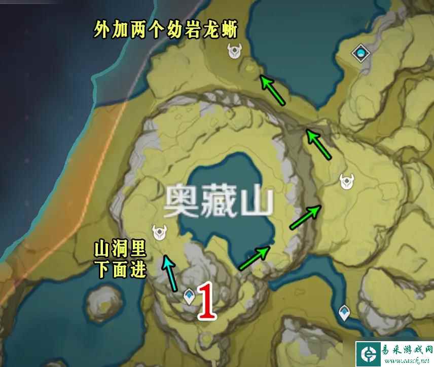 原神岩龙蜥蜴在哪里-原神岩龙蜥位置图一览