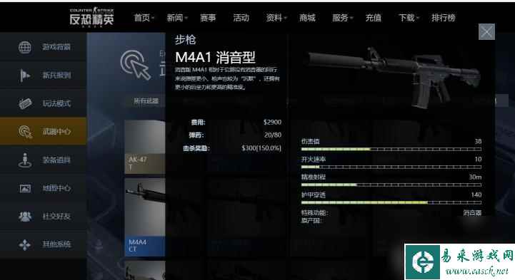 csgo的m4a1和m4a4数据对比是什么样的？