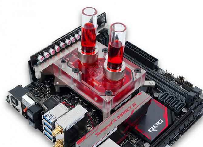 2P处理器与供电 EK推出华硕M8I专用水冷头