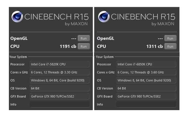 Broadwell-E彪悍猛兽飙出 i7-6850K跑分性能曝光