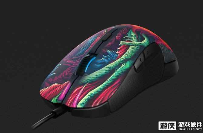 珍藏！ 赛睿Rival 300 CS:GO暴怒野兽版游戏鼠标限量首发