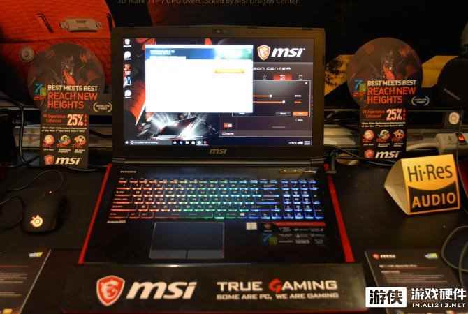 微星全新GT62配备第七代酷睿i7+GTX1050Ti