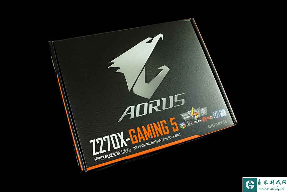 技嘉AORUS Z270X-GAMING 5开箱图赏！白色装甲加持