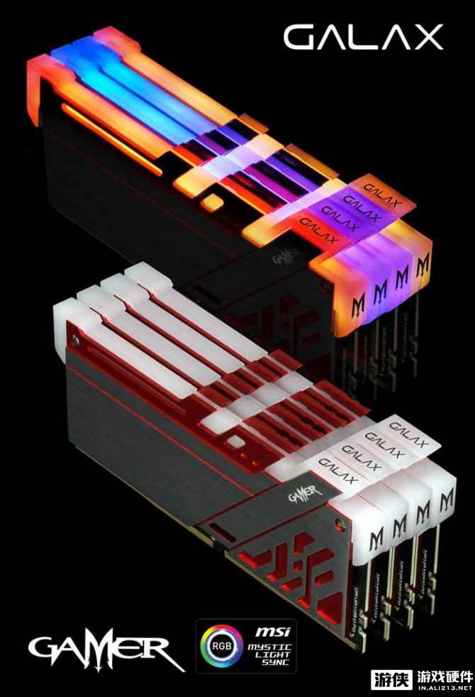 影驰推出GAMERⅢ代极光RGB內存！可与微星主板联动