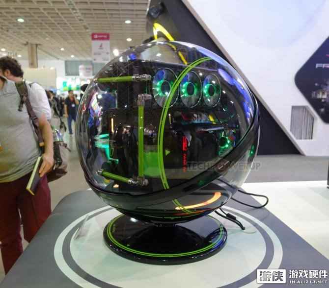 台北电脑展：迎广球形科幻MOD机箱亮相！有钱买不到