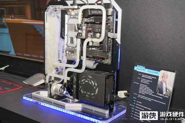 台北电脑展：全汉展台探秘！首款水冷电源装机实拍