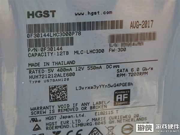 好好保存老师的教学内容!HGST开卖全球首款12T硬盘
