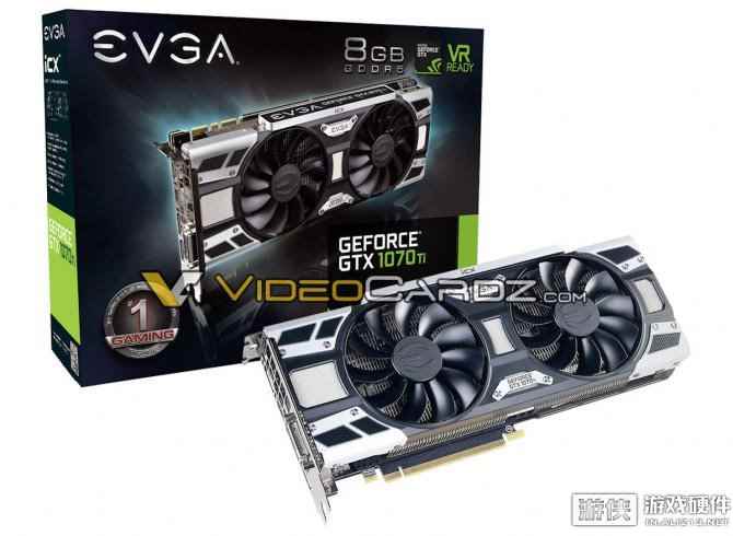 外媒曝光四款EVGA GeForce GTX 1070 Ti显卡照片