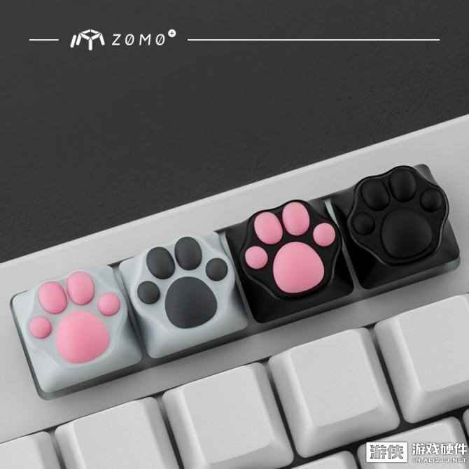ZOMO黑科技新品！猫PP温感变色金属键帽