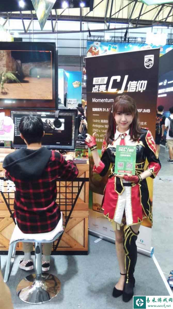 CJ2018：猛腾闪耀CJ现场，各路猛士&萌娘为猛腾显示器打Call