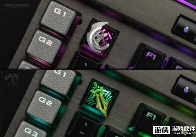 分身斧和蝴蝶炫酷来袭！ZOMO联手Geekmaker推DOTA2定制键帽