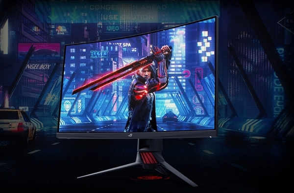 FreeSync 2+144HZ!华硕发布ROG XG32VQR曲面显示器