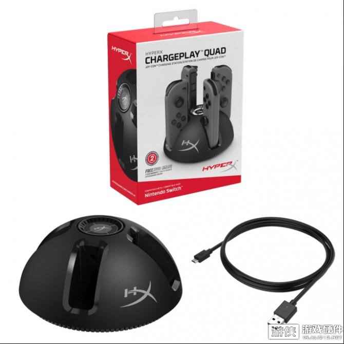 HyperX ChargePlay Quad十字星与Duo双子星充电底座全新上市