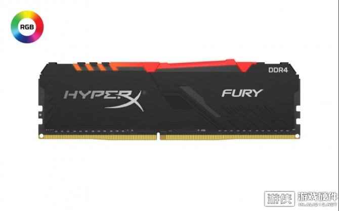 HyperX发布FURY DDR4 RGB雷电流光系列骇客神条