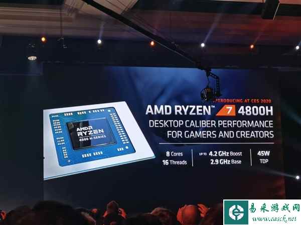 CES 2020 锐龙7 4800H正式发布:45W标压 8核16线程