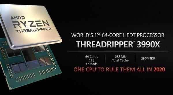 AMD给锐龙Threadripper 3990X找到对手了 28核至强强拉上阵
