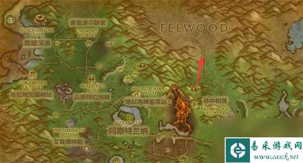 魔兽世界月光林地怎么去