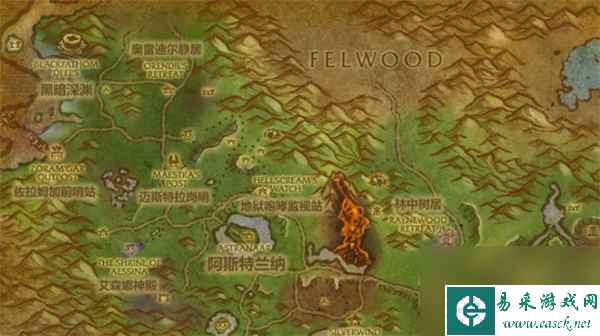 魔兽世界月光林地怎么去