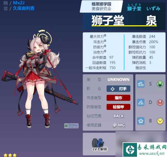 《蔚蓝档案》狮子堂泉怎么样 狮子堂泉图鉴详解