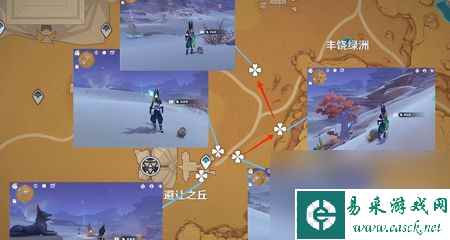 原神圣金虫分布图一览-圣金虫位置分享