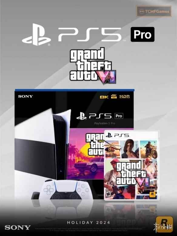 等不及了!粉丝自制《GTA6》和PS5 Pro捆绑包宣传图