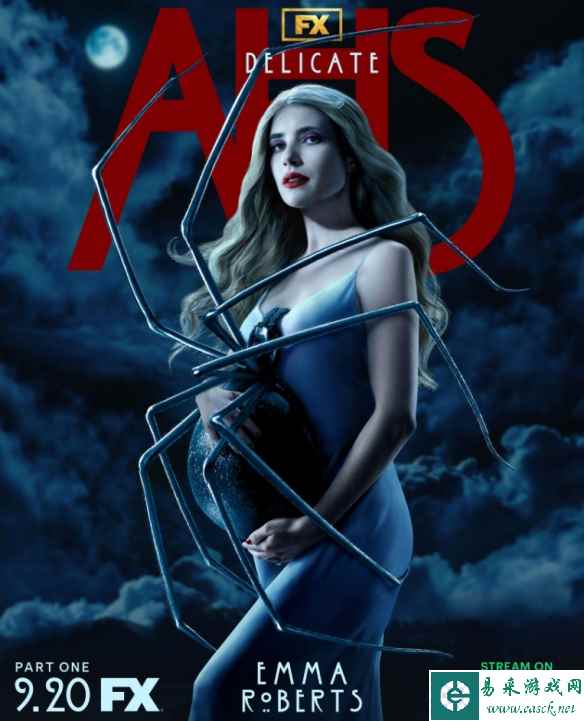 《美国恐怖故事》第十二季全新海报公布：美女加蜘蛛