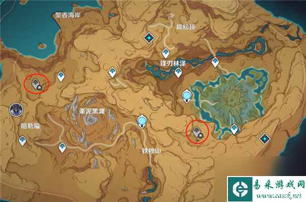 原神荒石苍漠地下锚点怎么开